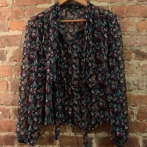 Forever 21 Sheer Blouse